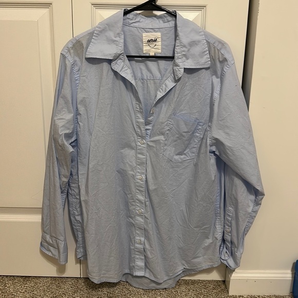 Aerie blue button down - Picture 1 of 5